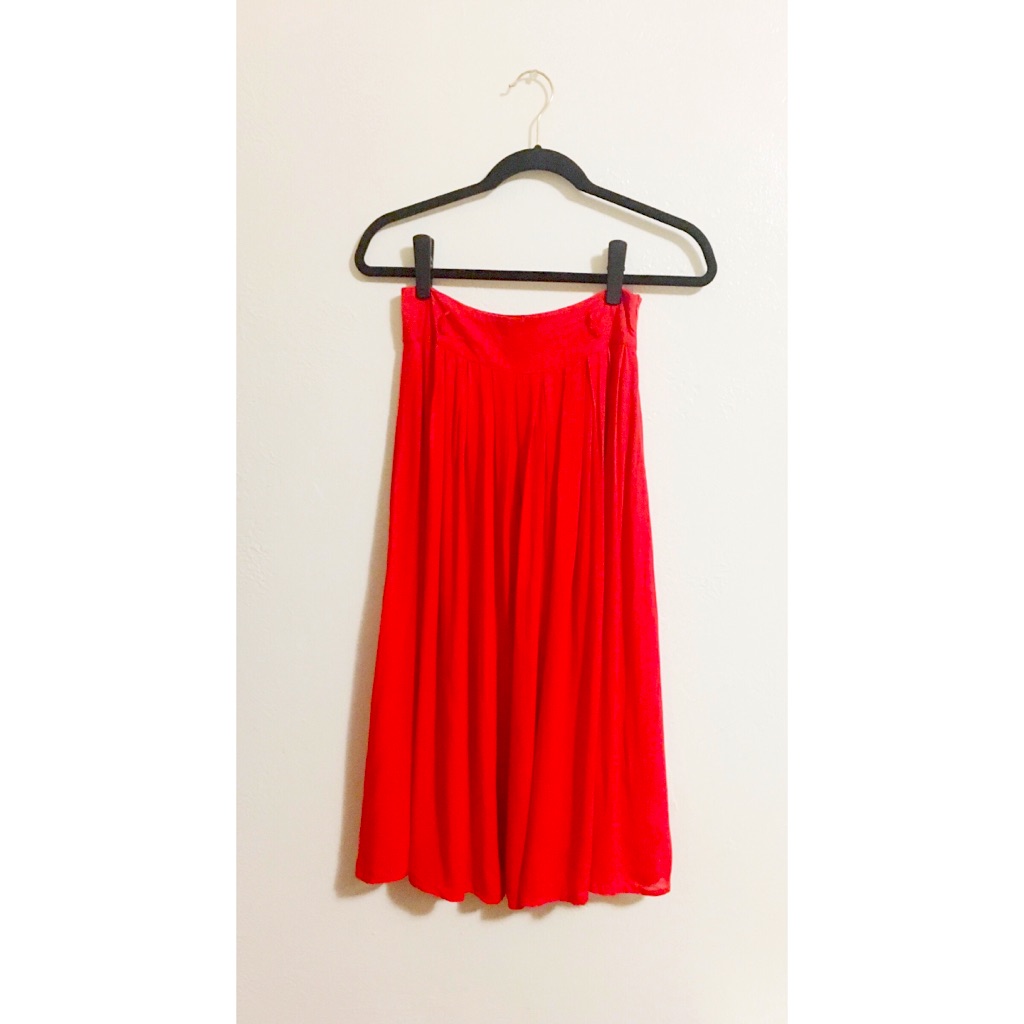 New Red Skirt
